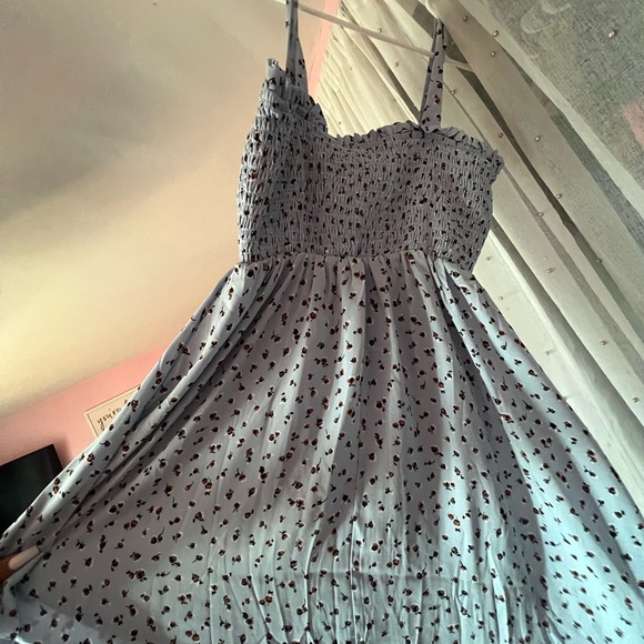 Blue summer dress - Picture 2 of 4